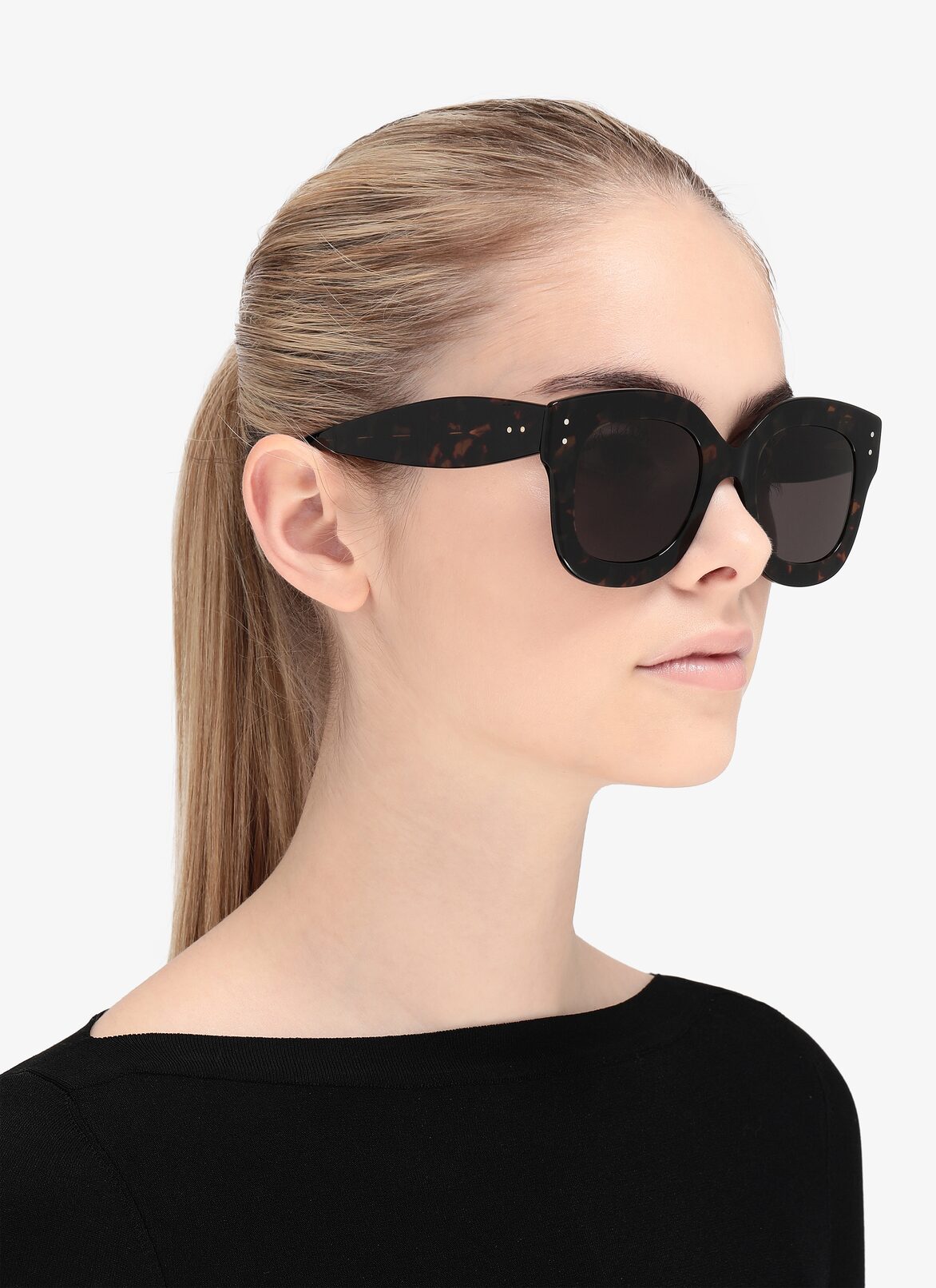 GLASSES BROWN/SILVER ALAÏA HAVANA-HAVANA-GRAY  GLASSES BROWN/SILVER